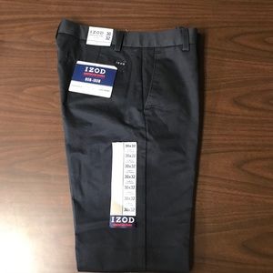 IZOD Slim Fit American Chino Flat Pants 30W 32L